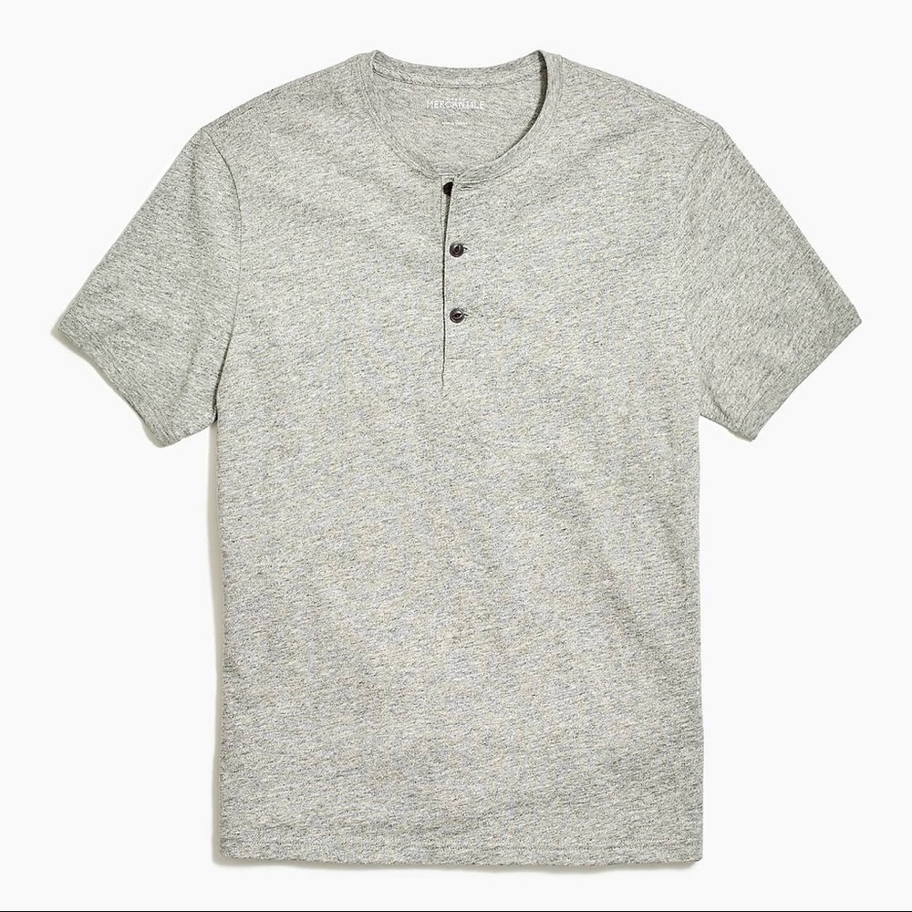 J. Crew Mercantile Short Sleeve Henley Tee S